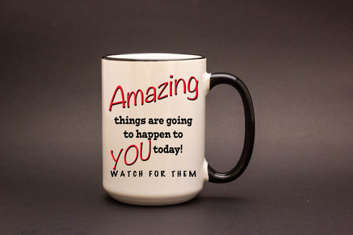 Amazing Things Personalized MUG