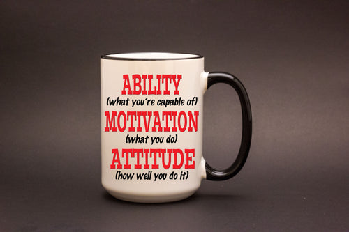 Ability Motivation Attitude Personalized MUG