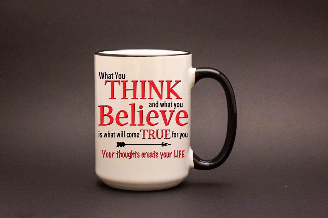 What you Think and what you Believe