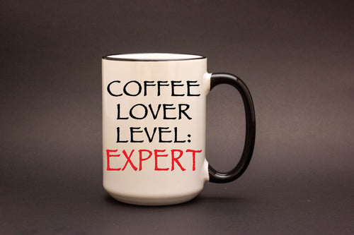 Coffee Lover Level Personalized MUG