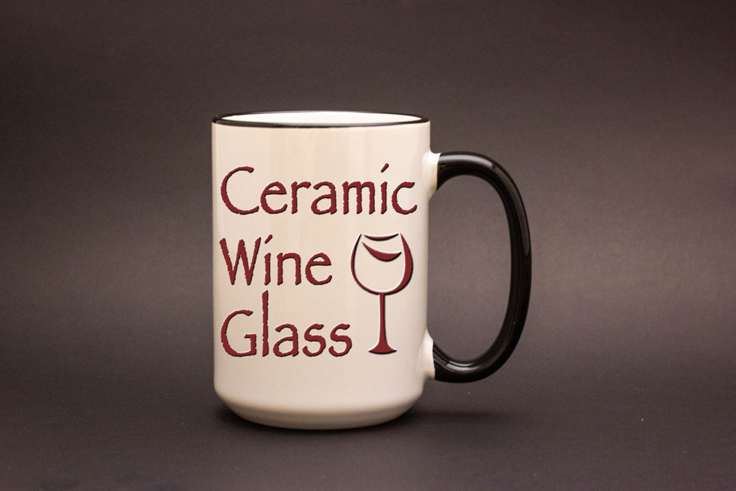 Ceramic Wine Glass Personalized MUG